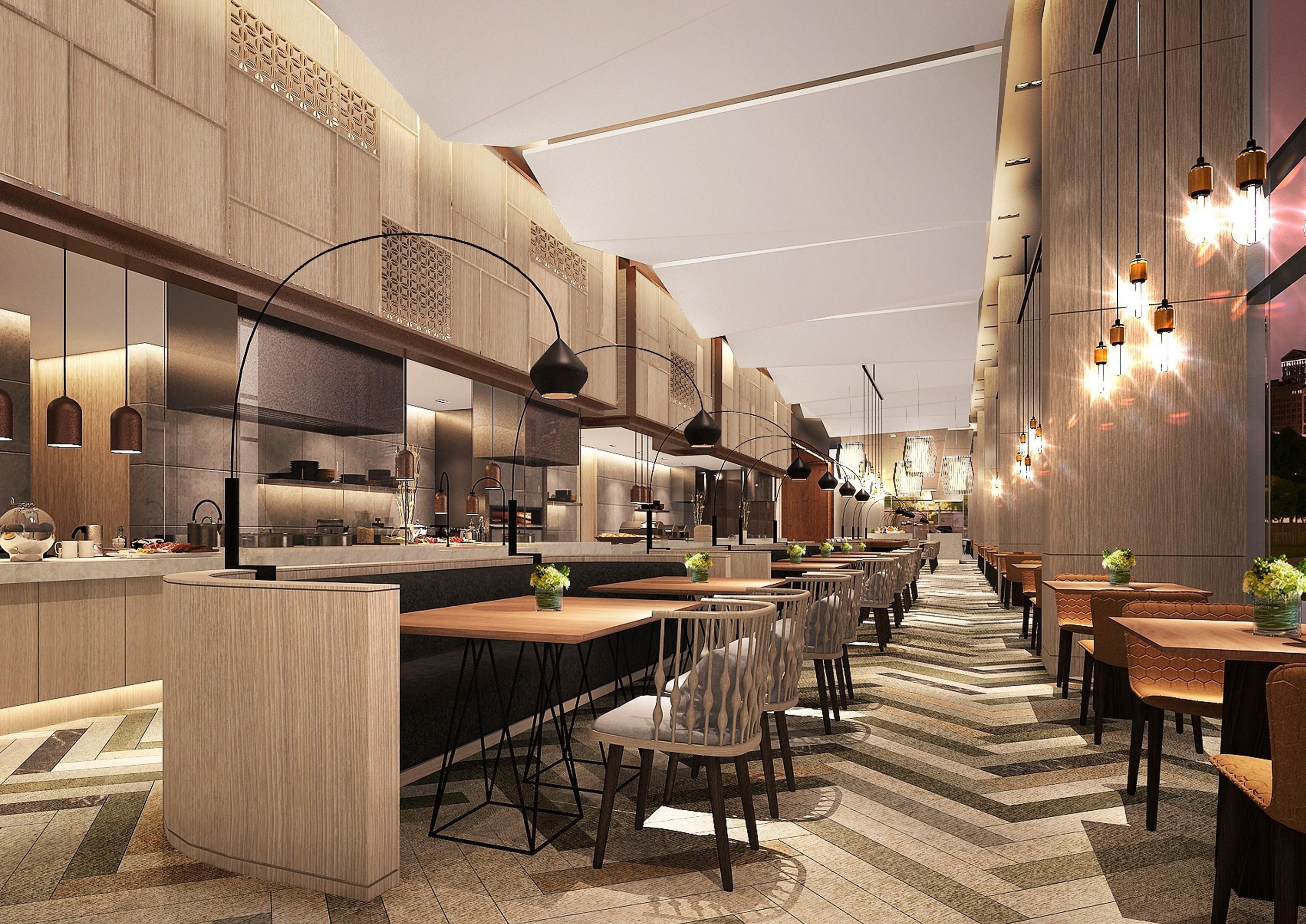 فندق سيدا، فيرتيس نورث كويزون سيتي المظهر الخارجي الصورة The interior of the restaurant